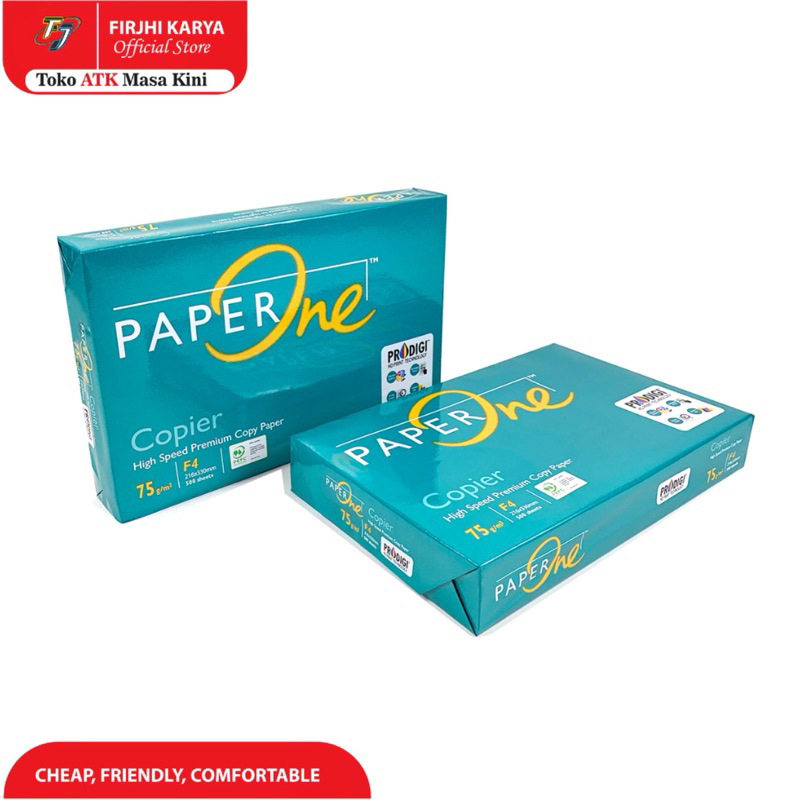 

Kertas Print Fotocopy - Paper One F4 75gsm