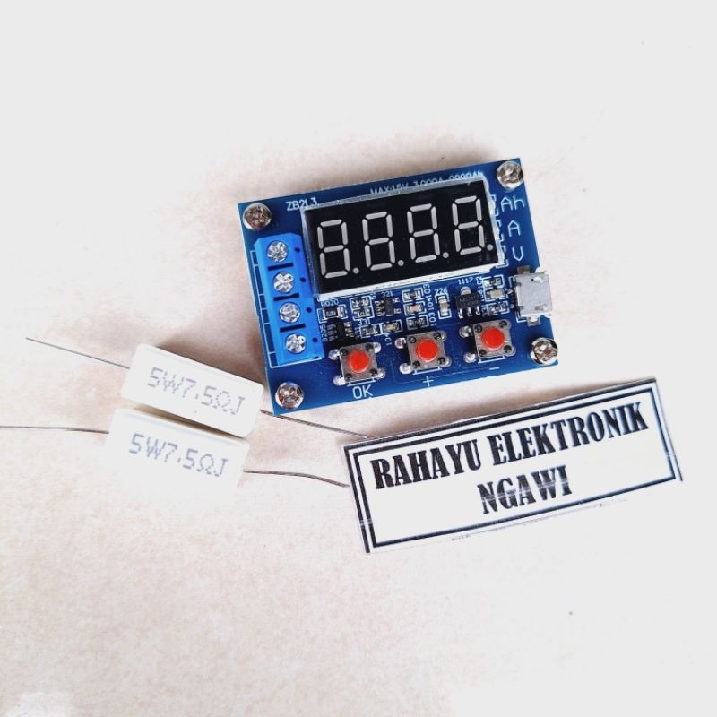 Zhiyu Battery Capacity Meter Alat Ukur Kapasitas Baterai Lithium