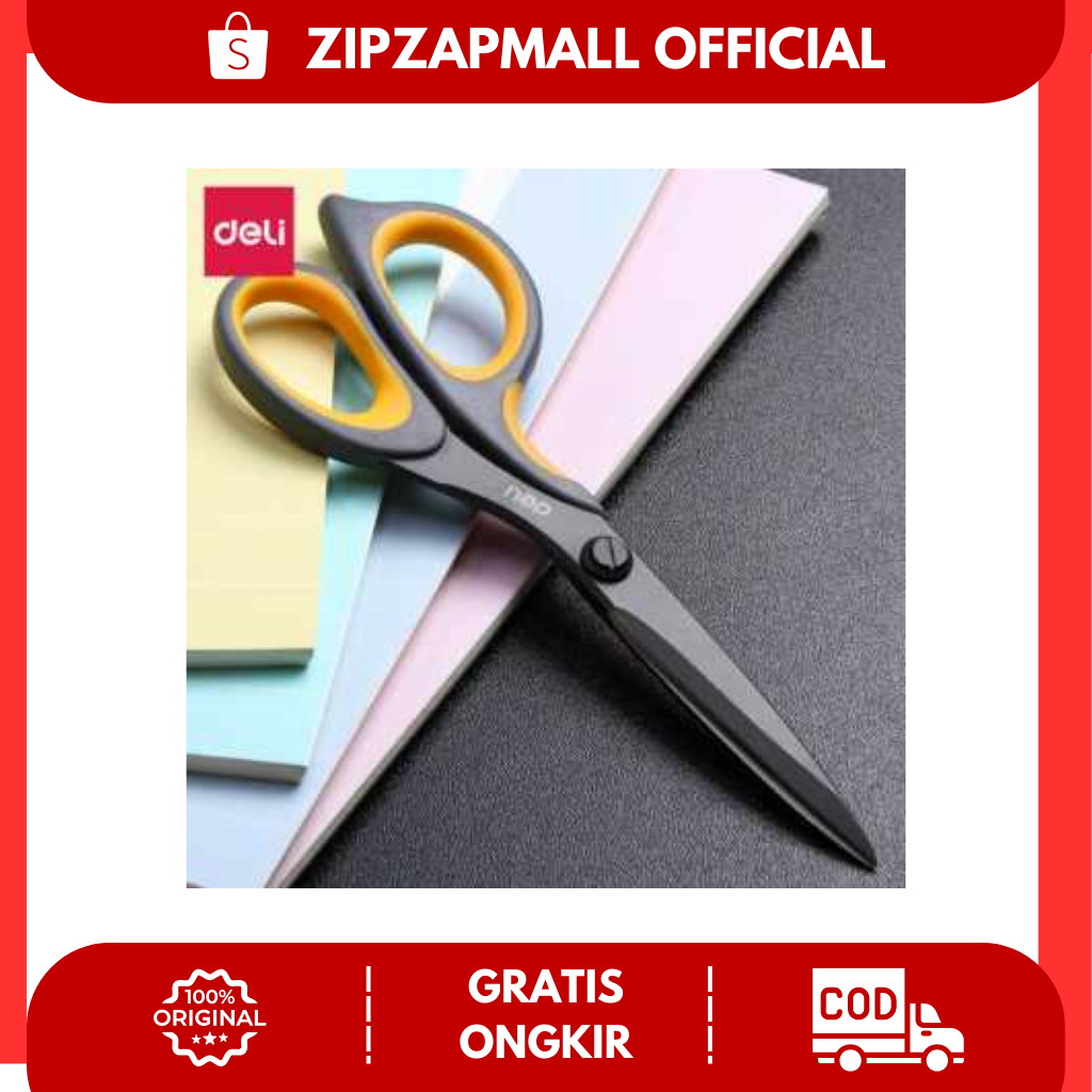 

Gunting Kertas Bahan Jahit Multifungsi Stainless Steel 17.5cm / Gunting Teflon Anti Karat Tidak Lengket Soft Handle Scissors / Gunting Kertas Jahit Bilah Tajam Bahan Stainless Steel Tahan Karat Bentuk Kokoh