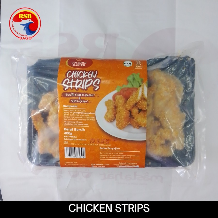 

GM CHICKEN STRIPS 400 GR