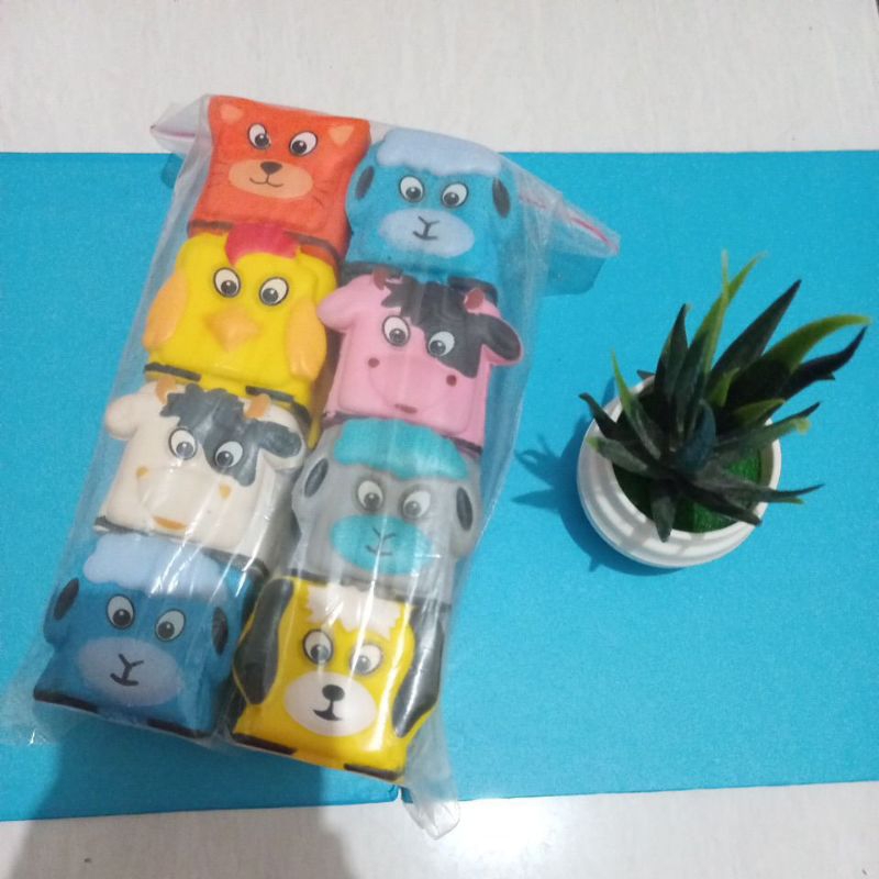 Paket Take All Animal Squishy Kotak isi 8 Preloved❤️