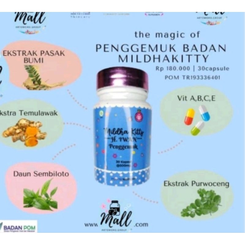 

Penggemuk mildakitty isi 30