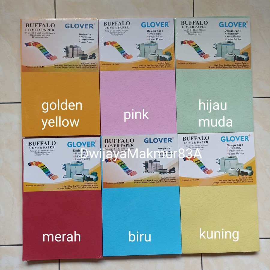 

Kertas Jeruk / Cover Paper Buffalo Dwija522 Buru Order(10)