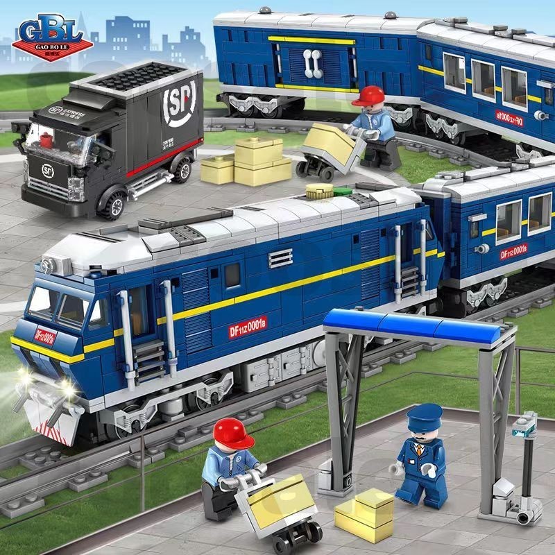 Kereta Api Indonesia - Lokomotif Kereta Api mainan balok edukasi Kereta Api Indonesia Lokomotif Gerb