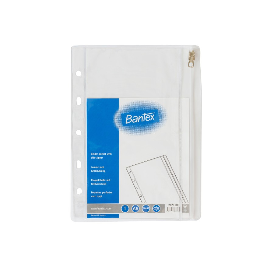 

Bantex Zipper Pocket A5 #2070 08