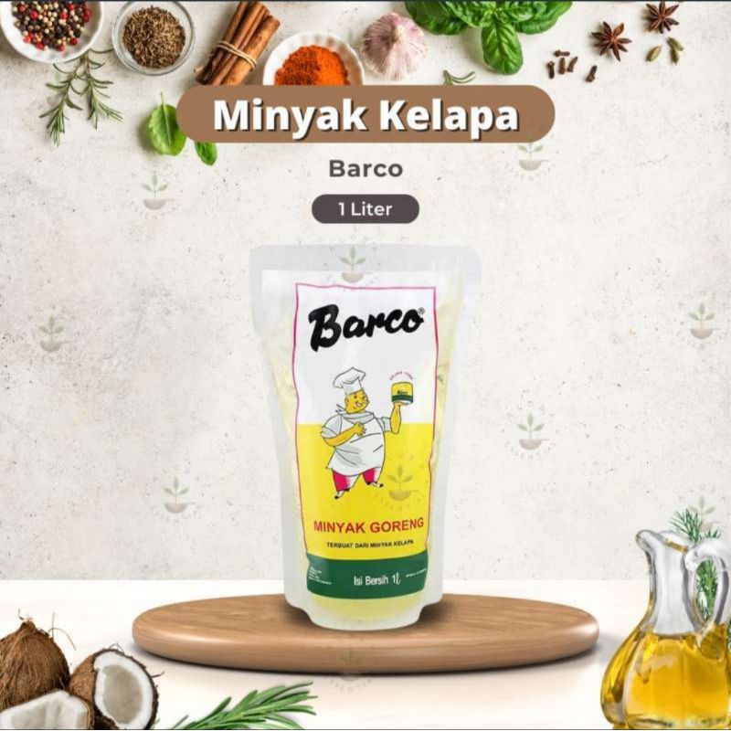 

Minyak goreng barco 1liter pouch