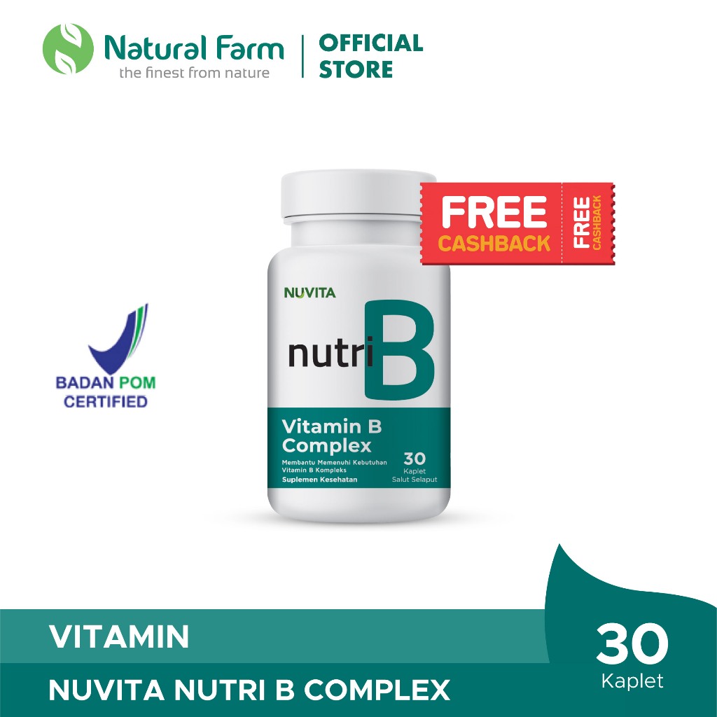 Nuvita Nutri B Complex - 30 Kaplet