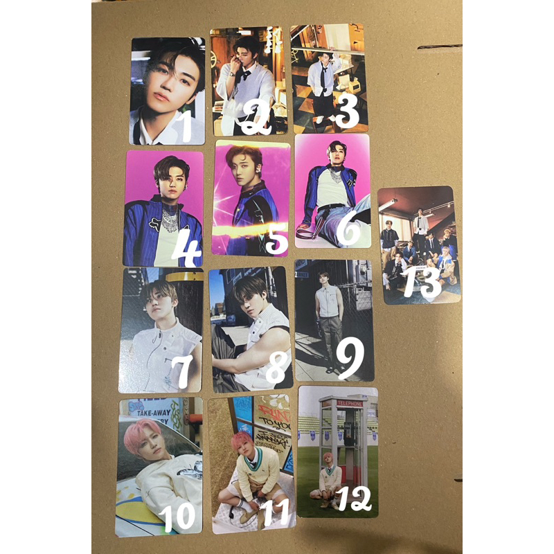 shering photocard istj qr jaemin&jeno