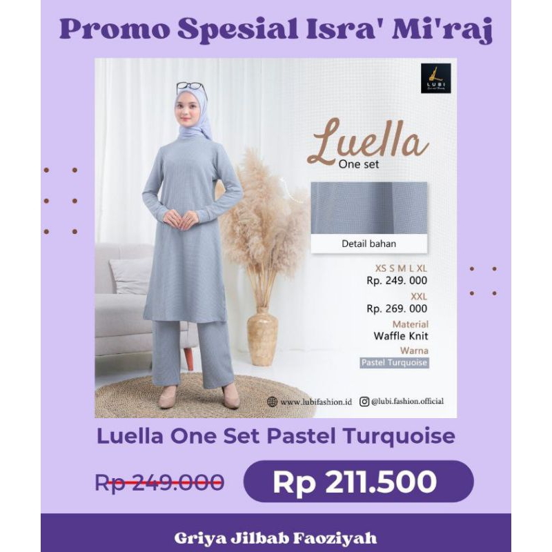 One Set Luella Pastel Turquoise