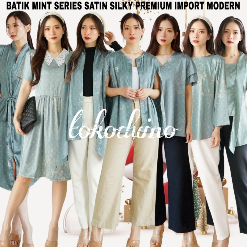DRESS BATIK IMPORT  BAHAN SEMI SUTERA #BATIK PARTY#BATIK MODERN PASTEL SOFT#BATIK PREMIUM SILK