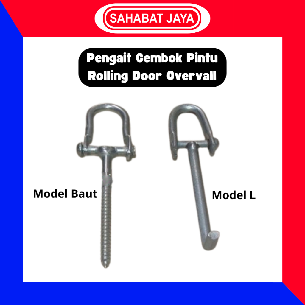 Pengait Gembok Pintu Rolling Door Overvall Roling Overval Overpal Kait