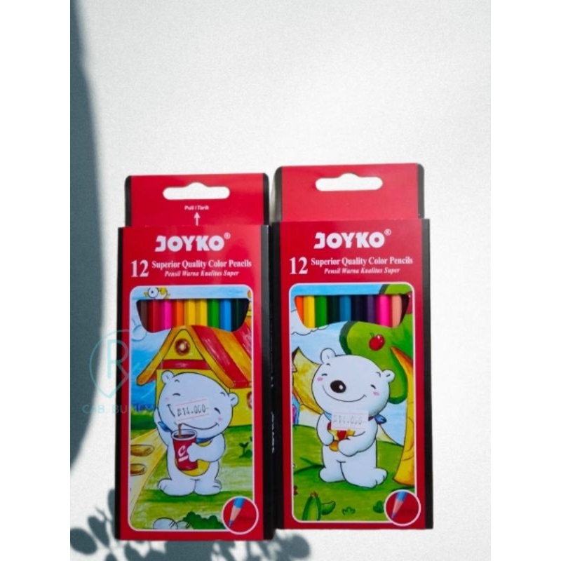 

(1 PCS) PENSIL WARNA JOYKO 12WARNA PANJANG