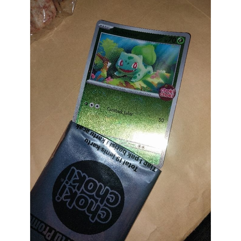 kartu pokemon Choki choki bulbasaur Hologram