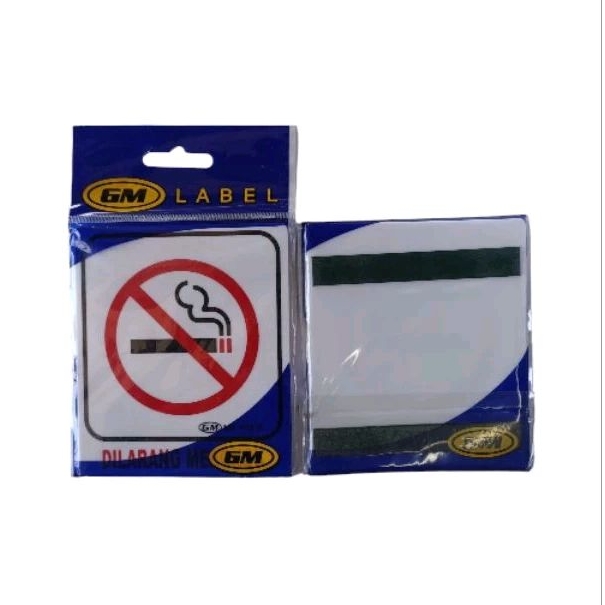 

GM Label Dilarang merokok/ Sticker sign dilarang merokok/ Label no smoking