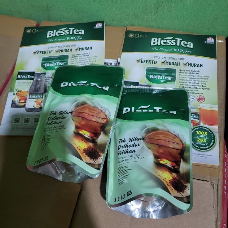 blesstea sachet 70gram teh hitam ORIGINAL blestea