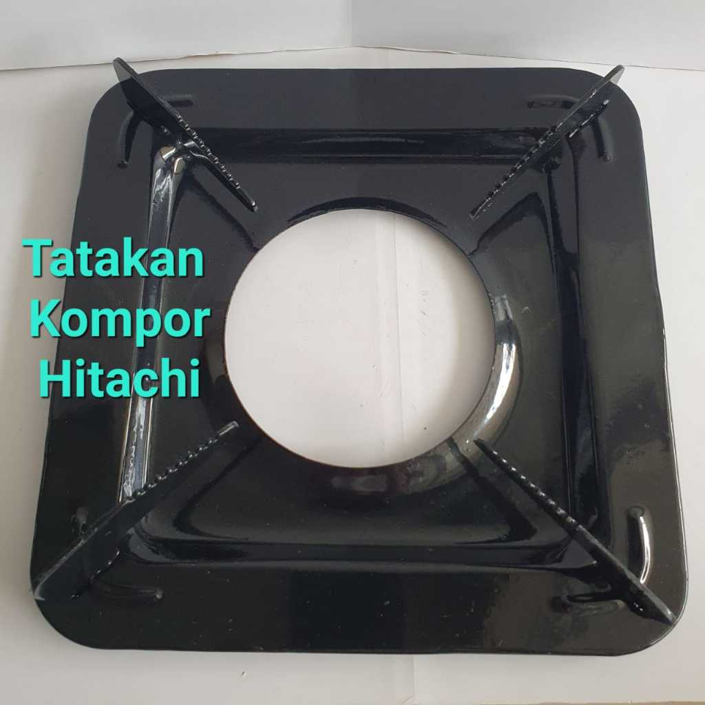 Tatakan Nampan Dudukan Kompor Gas Todachi Hitachi Hitam Kaki 4 Kotak