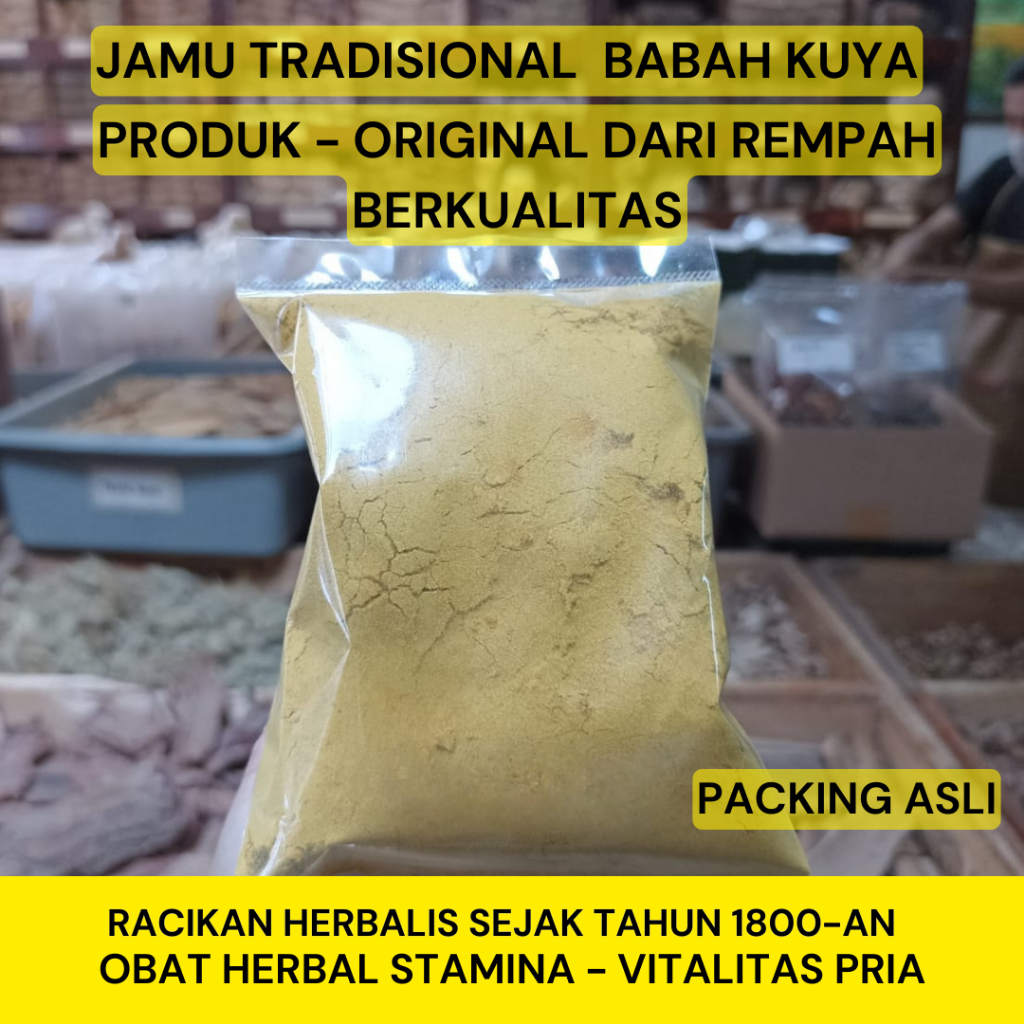 JAMU HERBAL TRADISIONAL - OBAT HERBAL STAMINA - VITALITAS PRIA resep jamu Babah Kuya