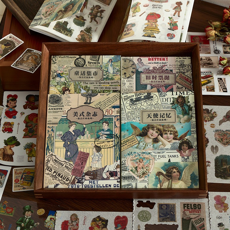

Sticker Book Vintage Garden JMYM