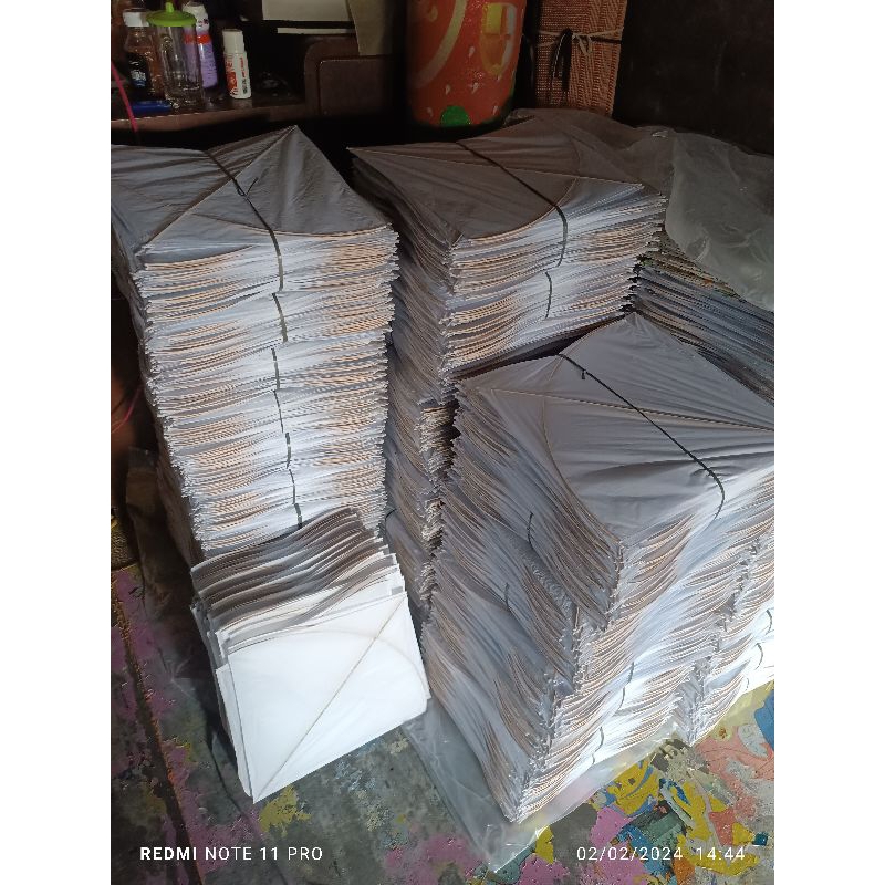 layangan kertas jabrug uk 54 isi 500 pcs