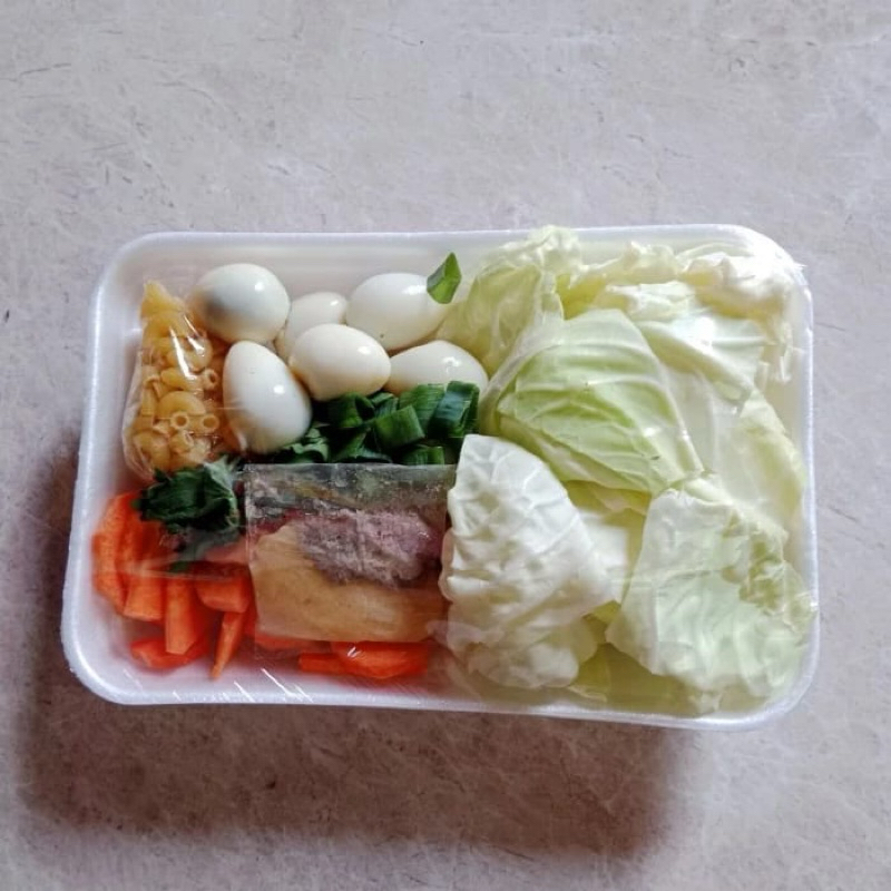 

Paket Sayur Sop Makroni Telur Puyuh