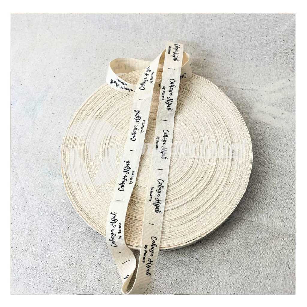 piterban lokal/ label hijab / label piterban / katun cream / piterban lembut / katun halus