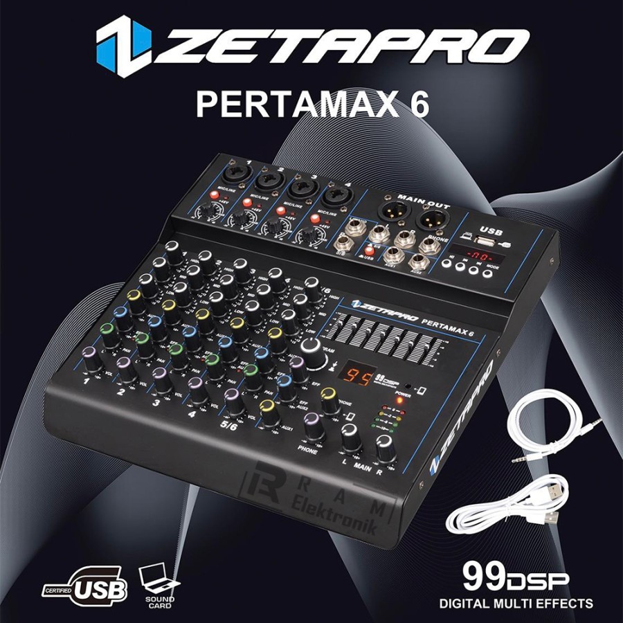 Mixer Analog ZETAPRO PERTAMAX6