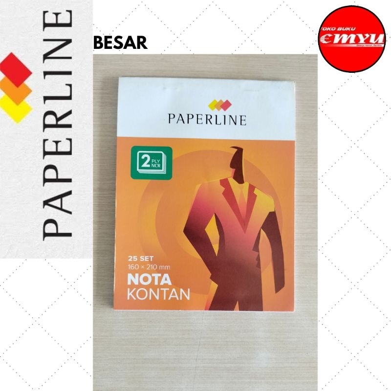 

Grosir Paperline Nota Kontan 2 Ply Besar B2 Isi 25 Lembar (MIN ORDER 10 PCS)