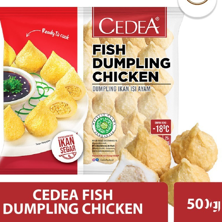 

Frozen Food - Cedea Dumpling Chicken 500 Gram