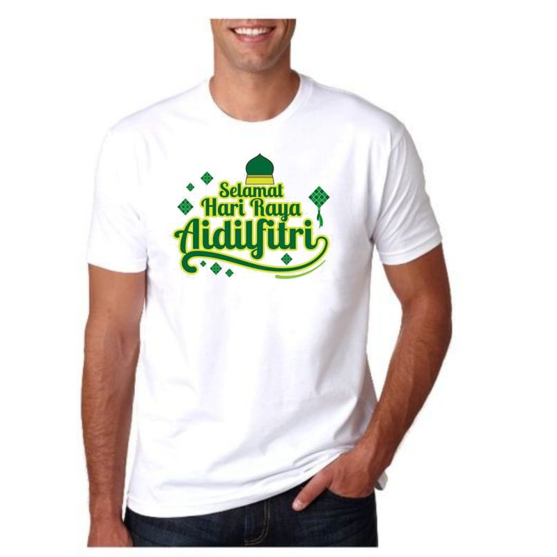 Kaos Lengan Pendek Idul Fitri /Kaos Keren Idul Fitri Ketupat Keren / kaos cowo cewe