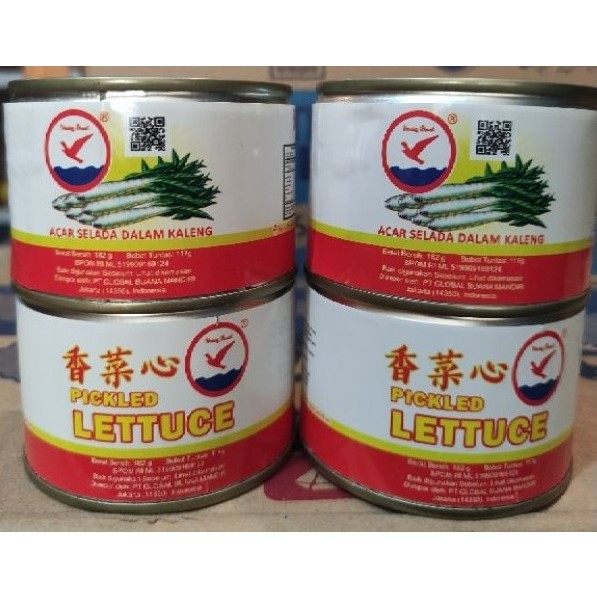 

Herring Brand Lettuce Pickled Acar Selada Chaisim/Acar Sawi Dalam Kaleng 182gr