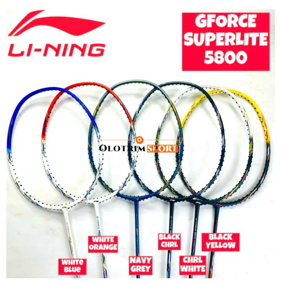 Raket Badminton Lining Gforce Super Lite 3500 3600 3700 3800 3900 II 2 G Force Original