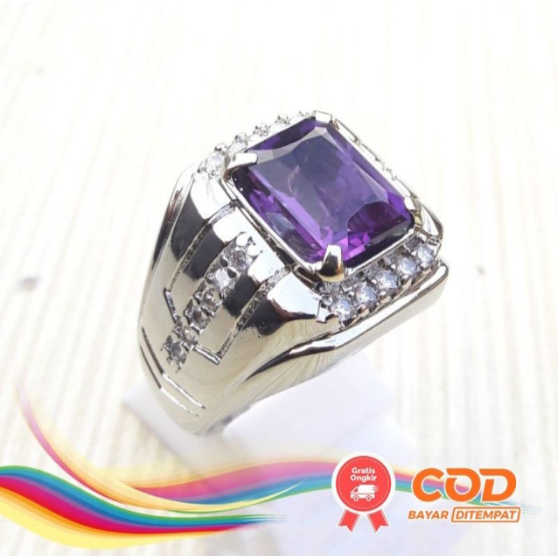 Natural Batu Permata Kecubung Amethyst Ungu Original