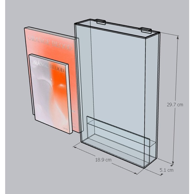 Box Album ENHYPEN Orange Blood Isi 2 / Rak Album Akrilik / Box Album Akrilik