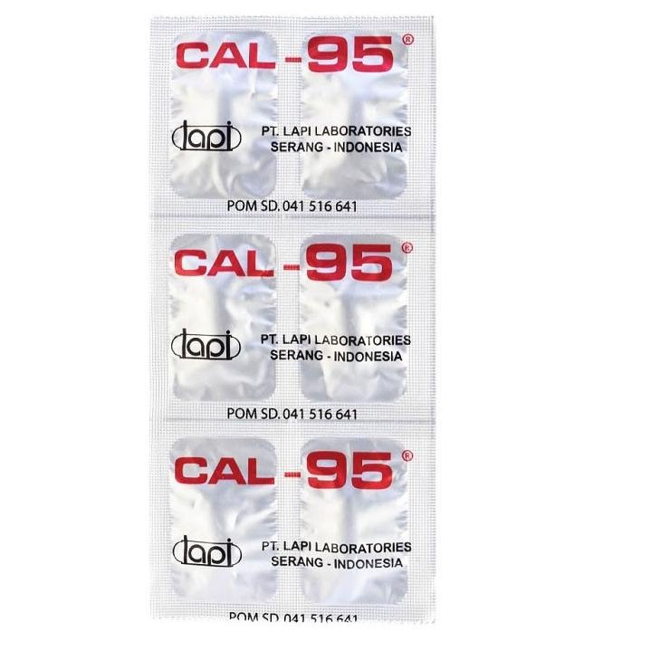 Cal-95 strip 6 TAB /CALCIUM IBU HAMIL/KALSIUM