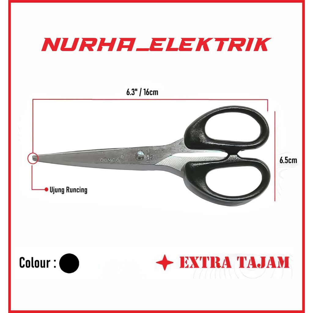 

GUNTING KERTAS / SCISSORS STEEL / GUNTING STAINLESS STEEL