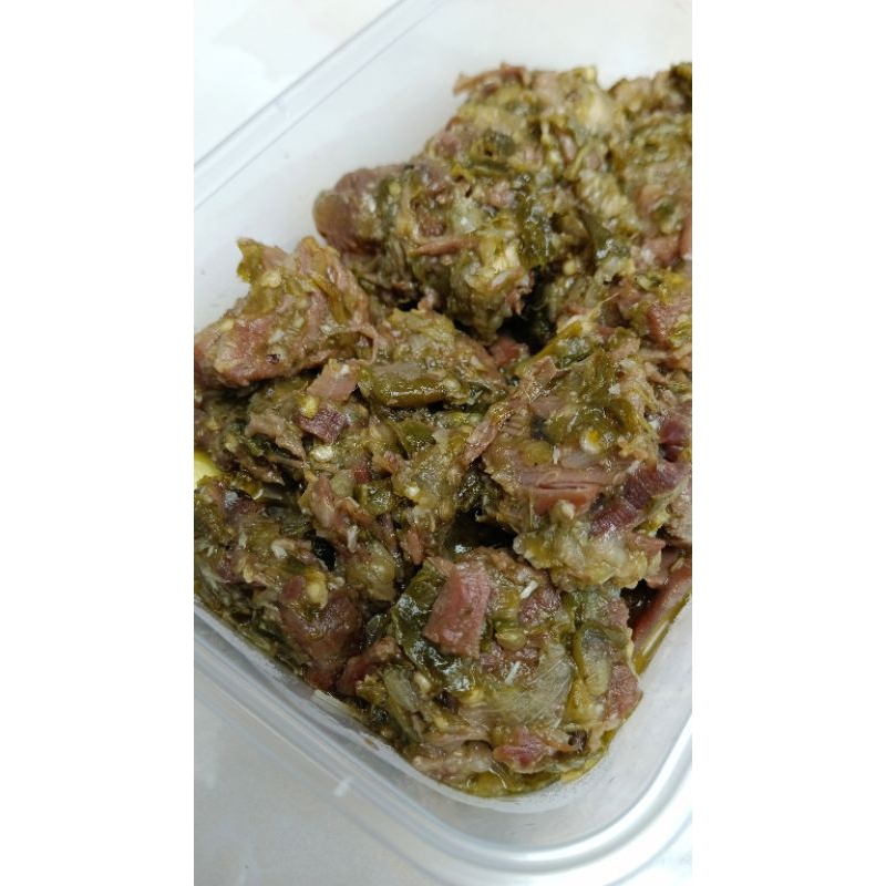 

Daging Sengkel Cabe Ijo 125gr/250gr
