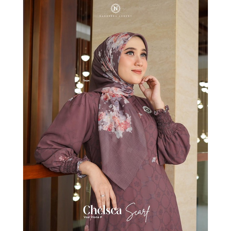 Promo // Chelsea Scarf Nadheera Luxury Terbaru // Hijab Segi Empat Premium // Hijab Segi Empat Nadhe