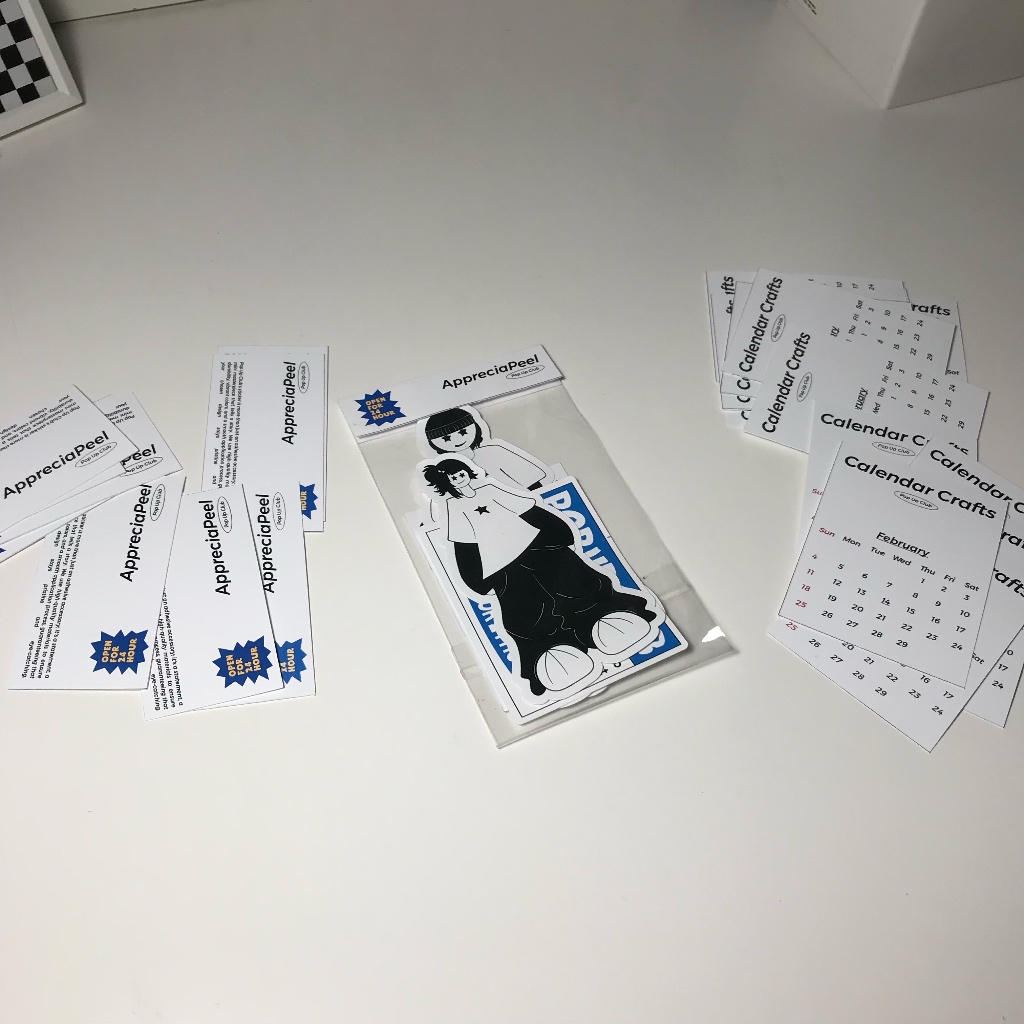 

Sticker Aesthetic (7 Pcs - Free Mini Calendar) - AppreciaPeel