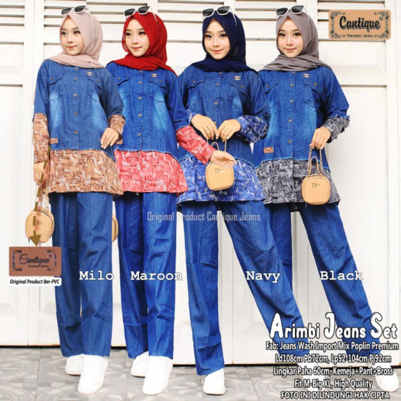 SQUARA - ARIMBI SET PANT ORI CANTIQUE - SETELAN WANITA