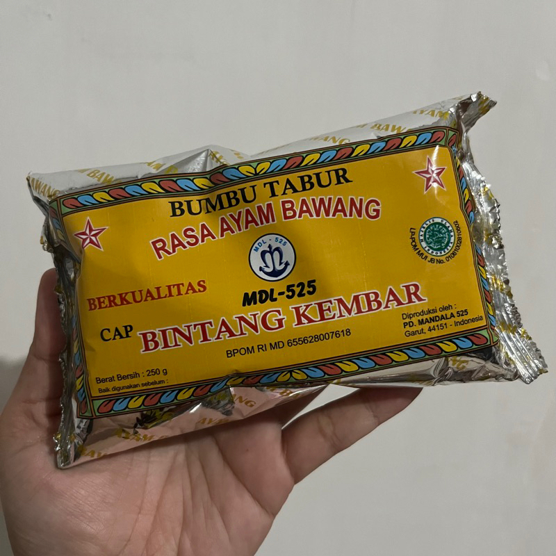

Bumbu Tabur Atom Bintang Kembar 250gr