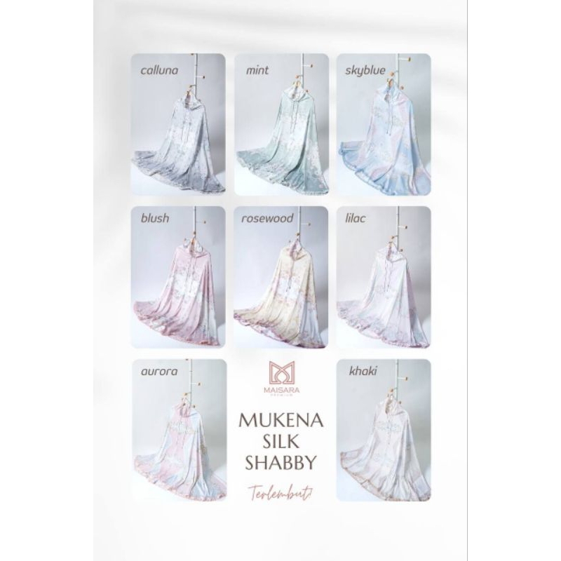 Mukena Silk Shabby Maisara Premium