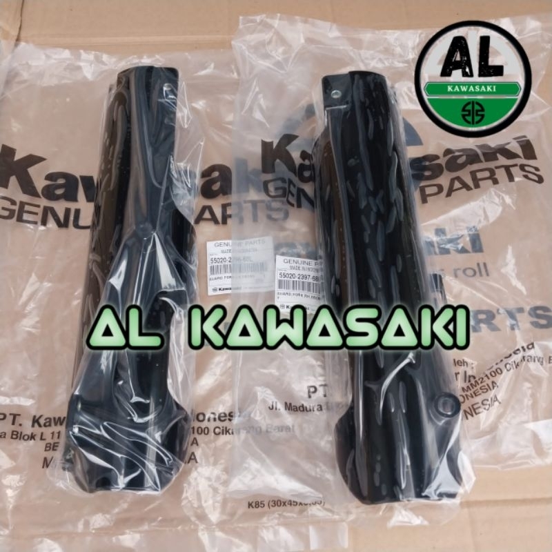 cover tutup shock sok usd depan klx 150 sm se original