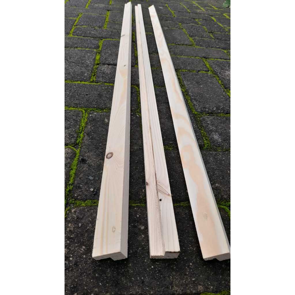 bahan pigura kayu jati belanda