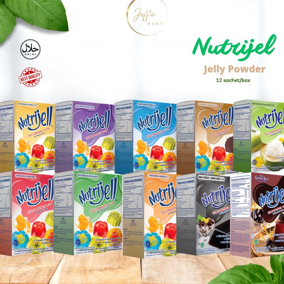 

Promo Sekarang CodeMm3M7 NUTRIJELL Powder Ekonomis 5gr 7gr 1gr 12 SachetBox ANEKA