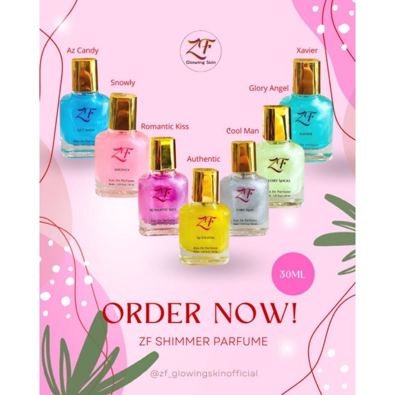 Grosir paket Hemat 10 pcs Parfum ZF Shimmer