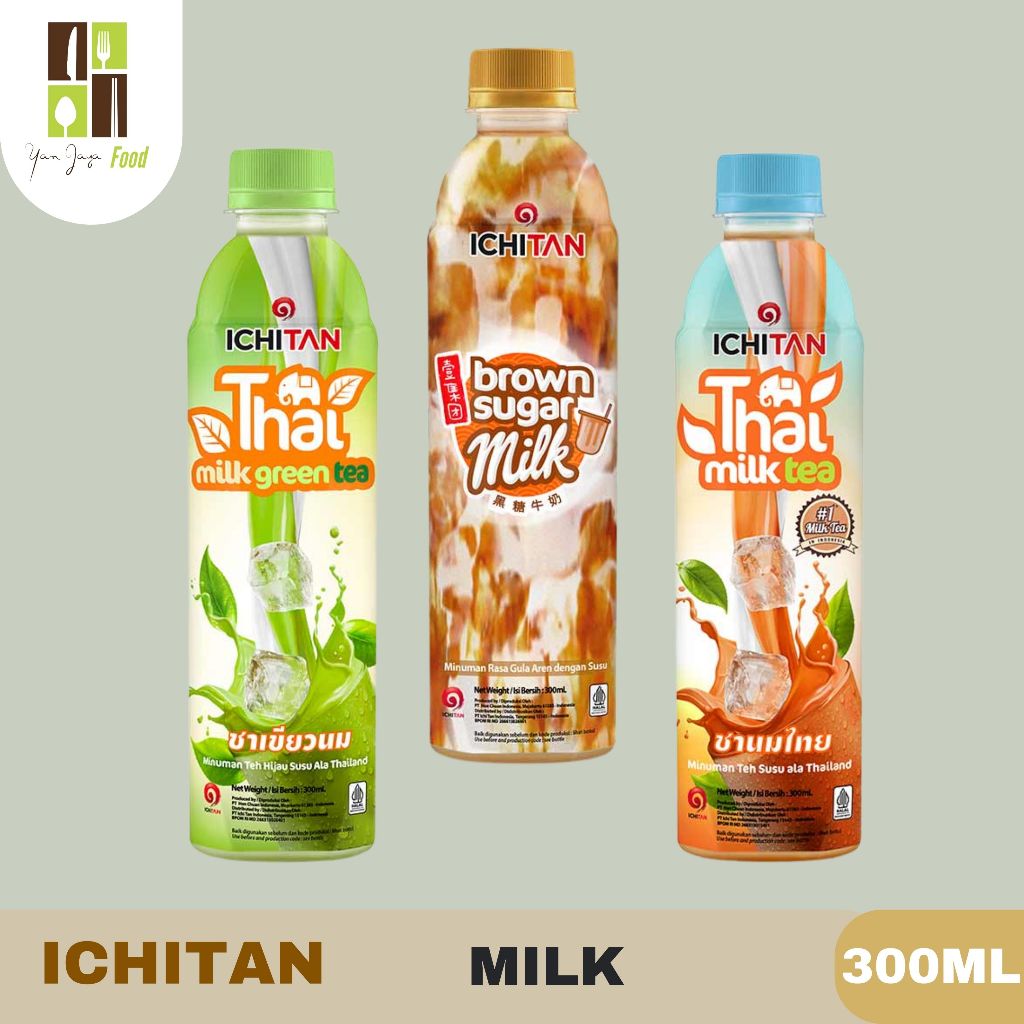 

Ichitan Minuman Tea / Thai Milk Tea / Thai Milk Green Tea / Brown Sugar Milk 300ml