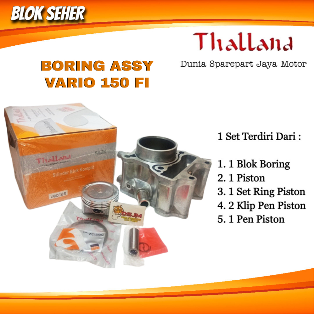 BLOK SEHER VARIO 150 FI / BORING KOMPLIT VARIO 150 FI THALLAND