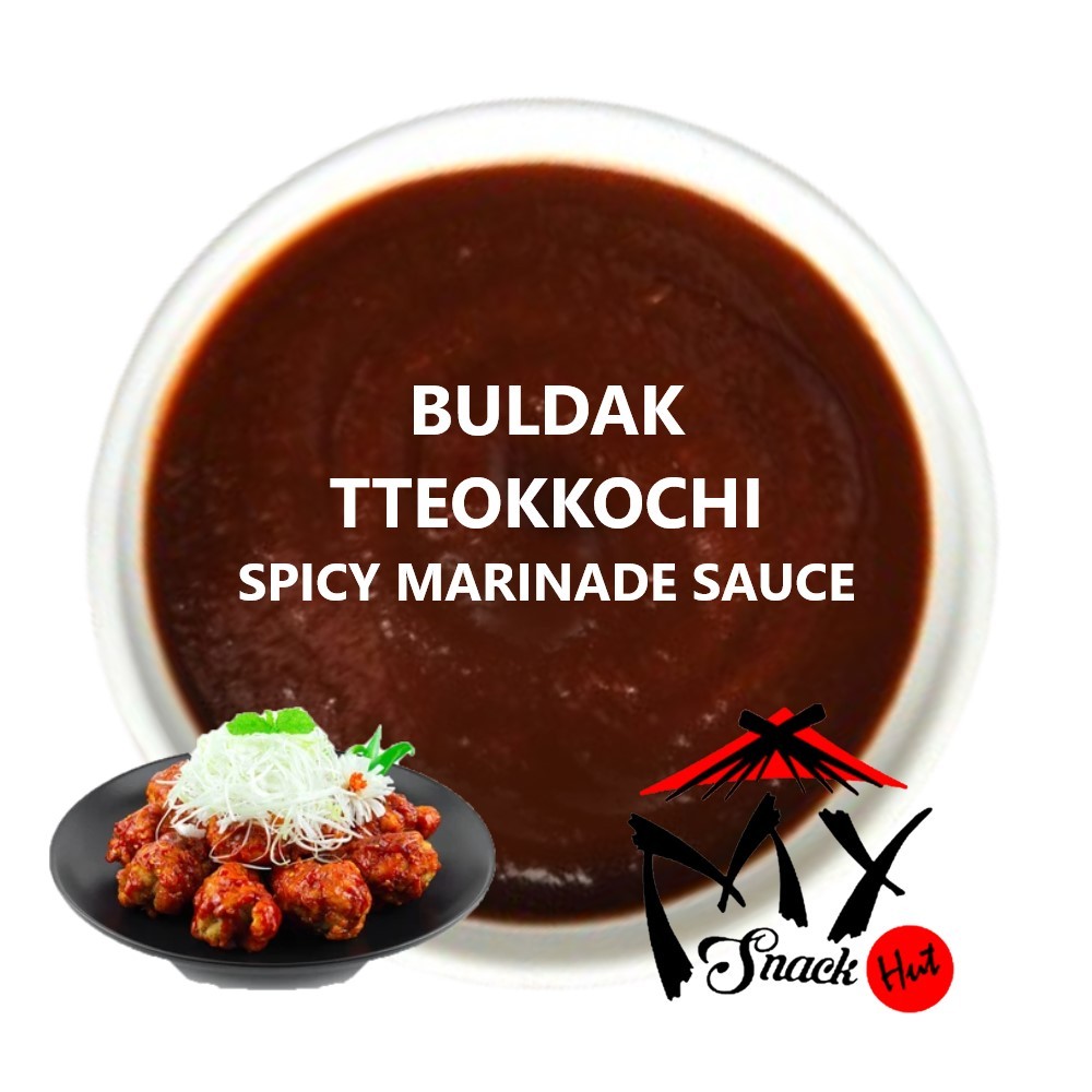 

BULDAK SAUCE 50GR - SAUS SAOS PERENDAM PEDAS KOREAN SPICY CHICKEN RICE CAKE SKEWERS TTEOKKOCHI KOREA