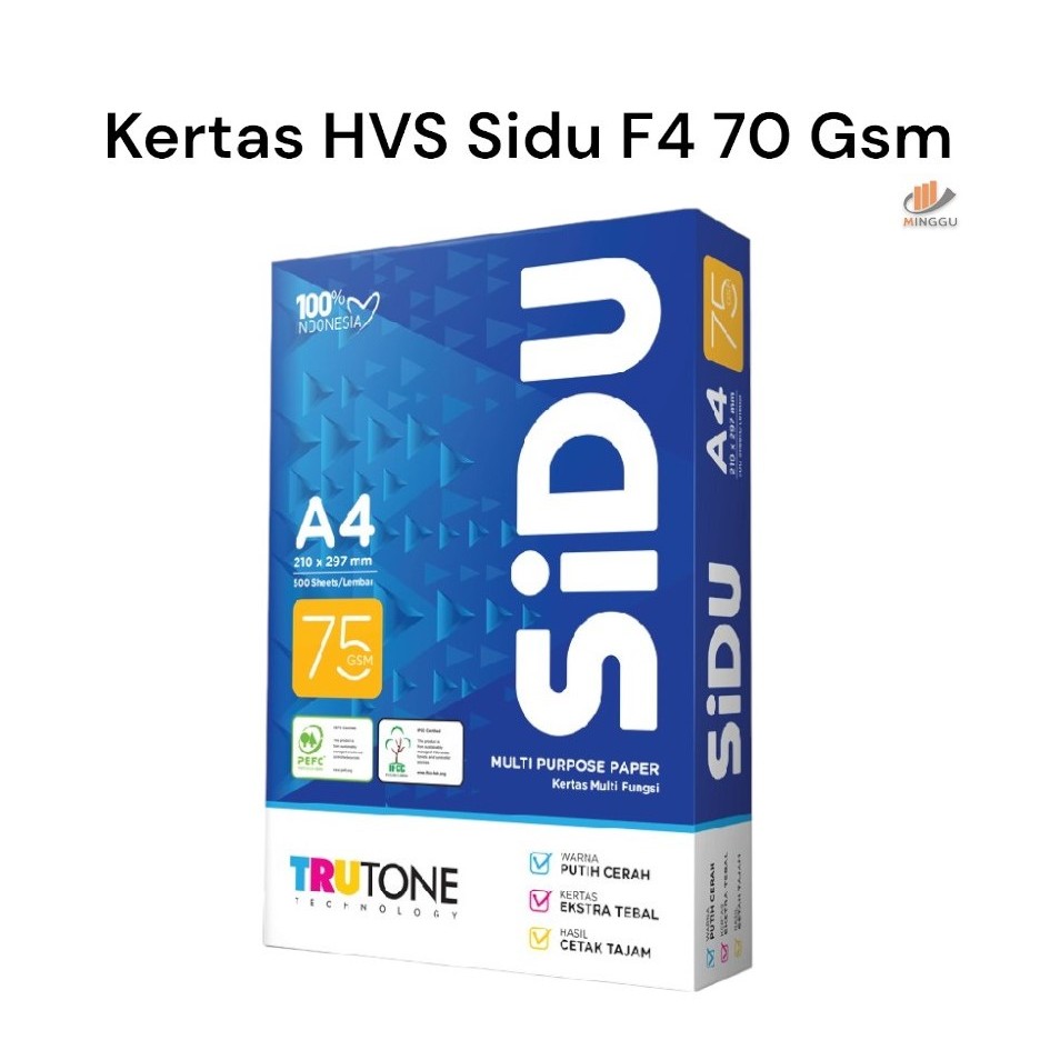 

Kertas HVS Sidu A4 75 Gsm