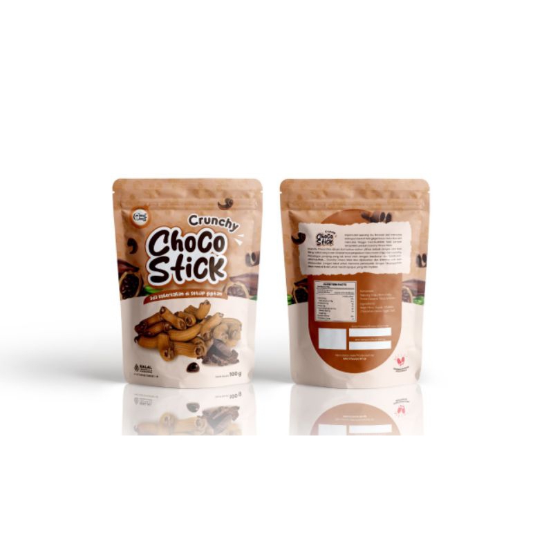 

Crunchy Choco Stick Clemat Clemut Maccheese Stik Cokelat Snack Camilan Oleh-Oleh Malang